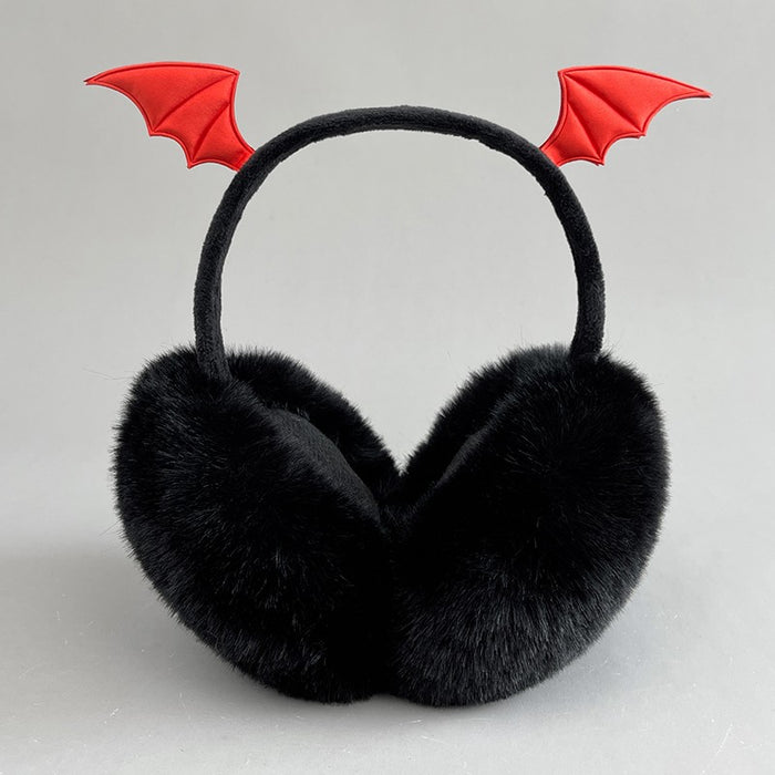 Wholesale Earmuffs Winter Warm Ear Punk Gothic Bat Ear Bag Dark Devil Ear Cover