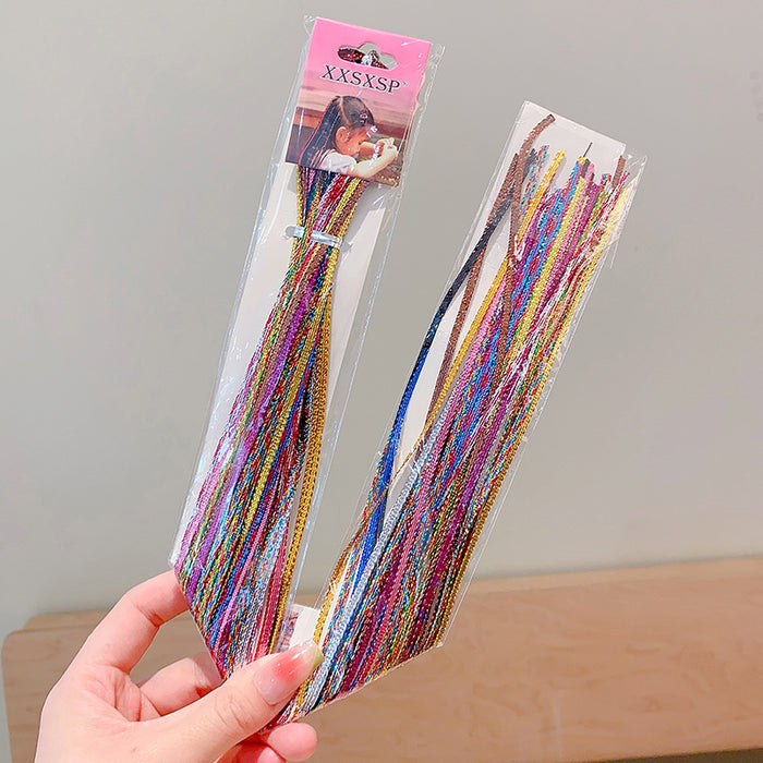 Wholesale Children's Braided Hair Colorful Rope Hair Accessories Girl's Dirty Hair Braids Rope