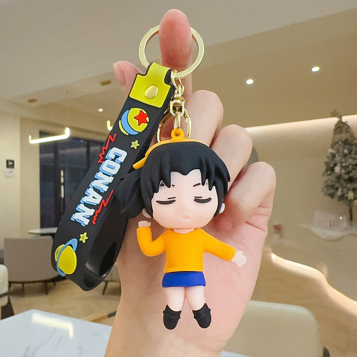 Wholesale Cartoon keychain creative cartoon PVC doll pendant bag ornaments car key chain gift