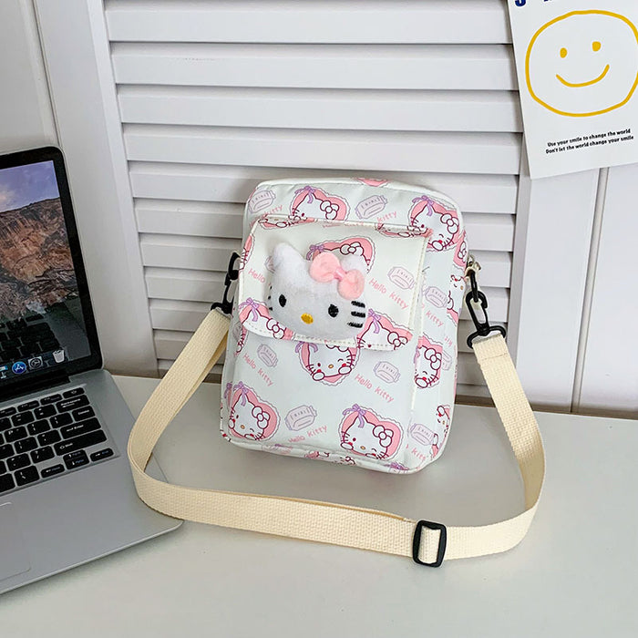 Wholesale Cartoon Printed Nylon Messenger Bag JDC-SD-Tongxi001