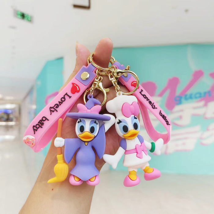 Wholesale Cartoon Doll Keychain Pendant Cute Couple Bag Pendant Keychain JDC-KC-HuJian007