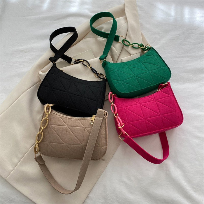 Wholesale Felt Shoulder Messenger Bag JDC-SD-Wangp004