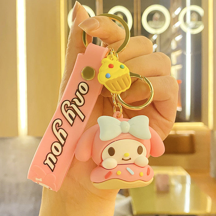 Wholesale Silicone Cartoon Doll Keychain JDC-KC-Benxin013