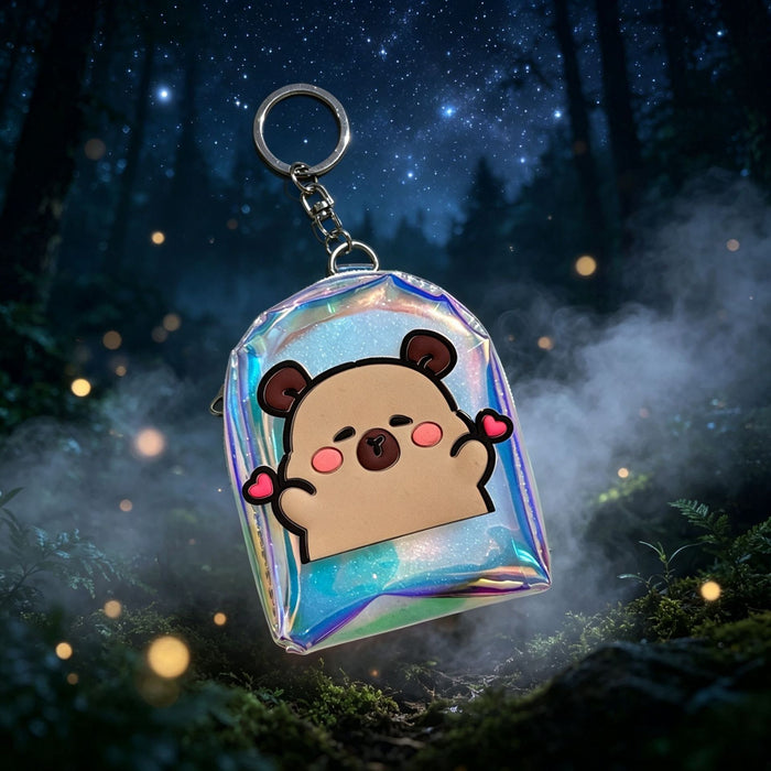 Wholesale Cartoon Fruit PVC Coin Purse Fashion Backpack Wallet