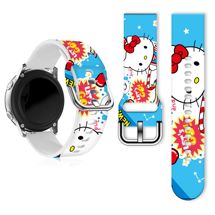 Wholesale Printed TPU Watch Strap Wrist Strap JDC-WD-NuoQi087