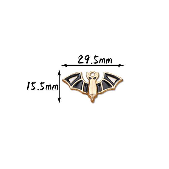 Wholesale 10pcs  Series  Alloy Dripping Oil Earrings Pendants Jewelry Accessories Factory