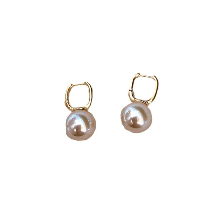 Wholesale pearl earrings women's elegant temperament design ear buckle earrings