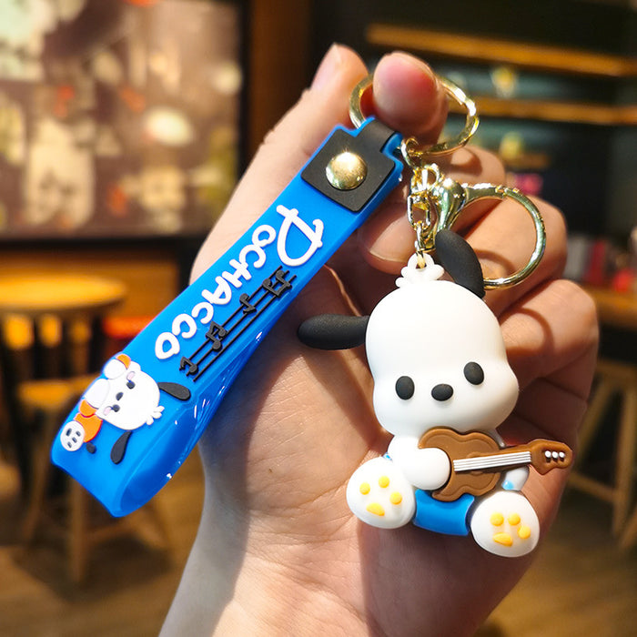 Wholesale Cartoon Doll Rubber Keychain JDC-KC-Tingm168