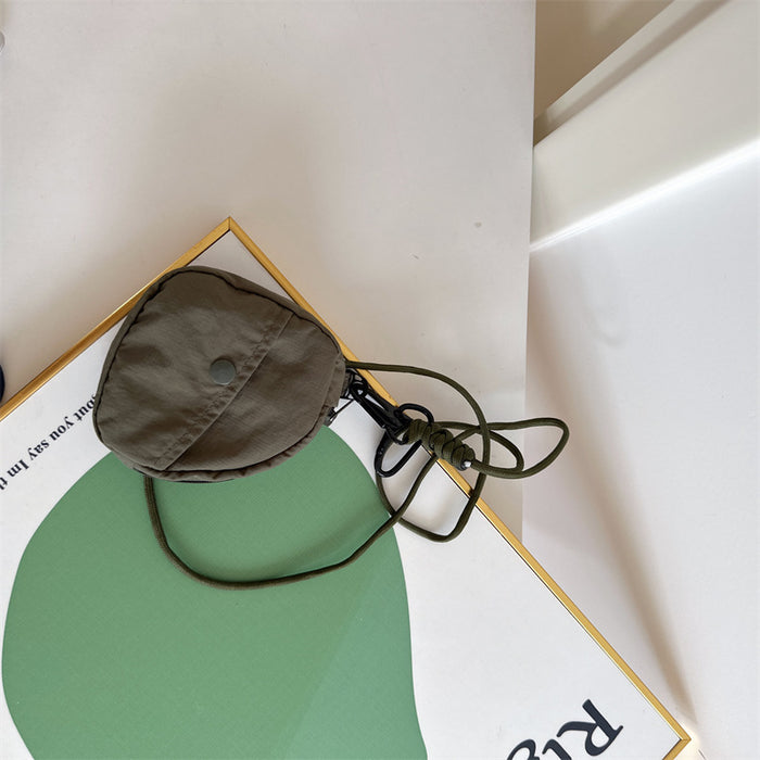 Wholesale New neck hanging small bag, trendy children's baby accessory bag, stylish headphone bag, portable wallet for outdoor use