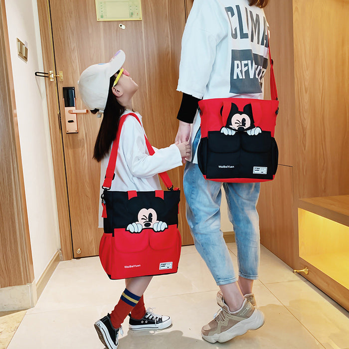 Wholesale Cartoon tote bag, large capacity single shoulder crossbody bag