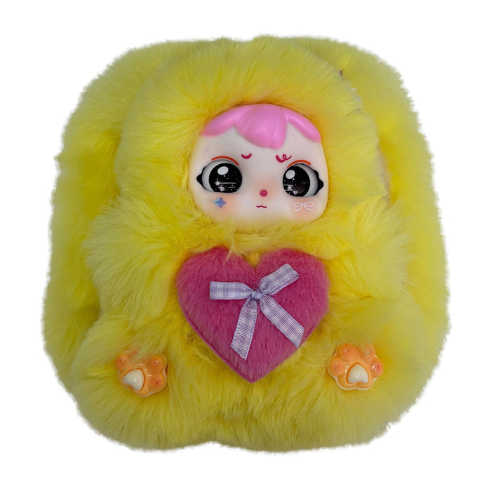 Wholesale 10pcs Rabbit Fur Cute Bunny Plush Pendant Doll
