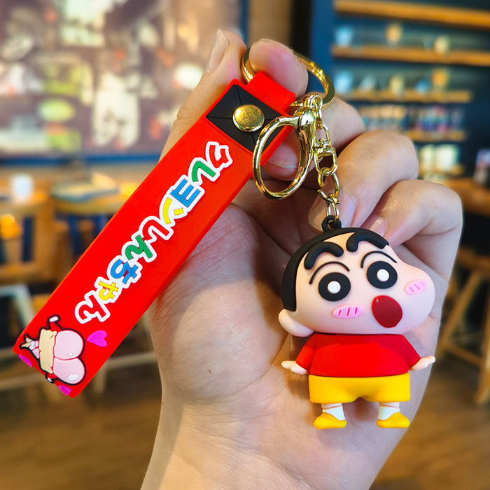 Wholesale Cartoon 3D Doll Rubber Keychain JDC-KC-Tingm046