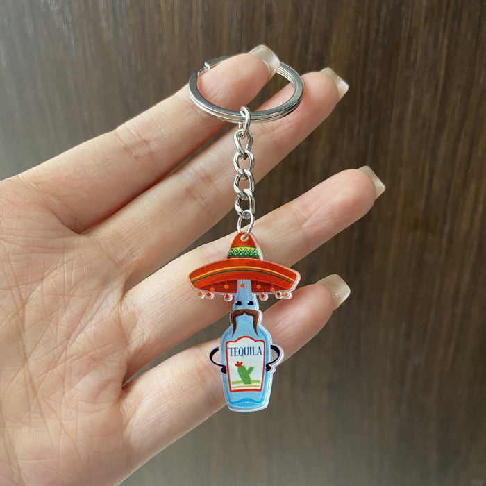Wholesale Bold &  Colorful Statement Keychain for Parties