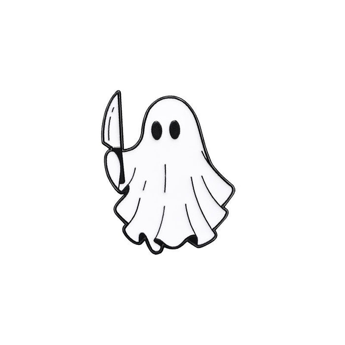 Wholesale Cartoon Cute Badge Backpack Buckle  Ghost Brooch Alloy Clothes Decoration Accessories