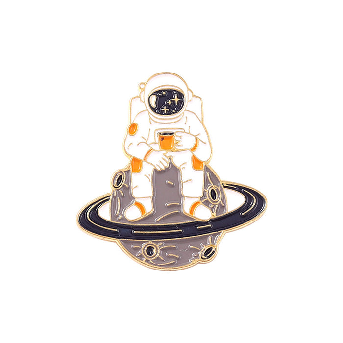 Wholesale Astronaut Series Brooch Metal Badge Spaceflight JDC-BC-BL011