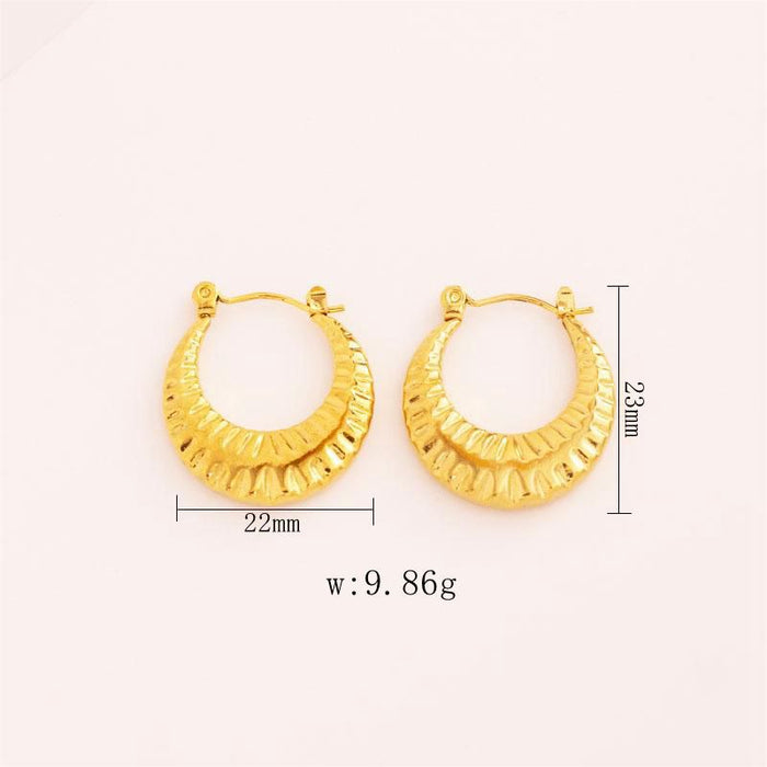 Wholesale Stainless Steel Geometric Earrings Earrings