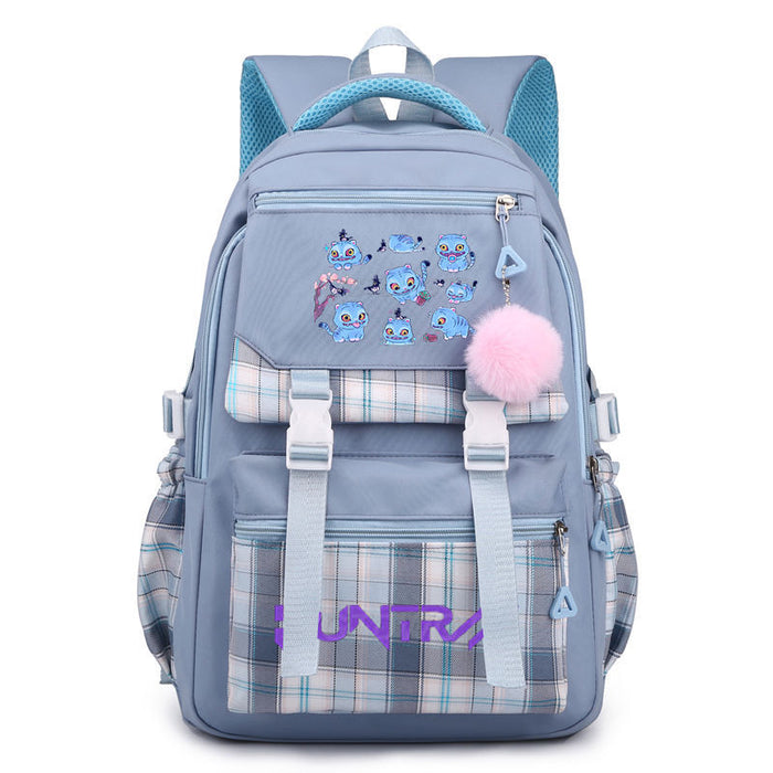 Wholesale  Kpop Printed School Bag Junior High School Large Capacity Backpack