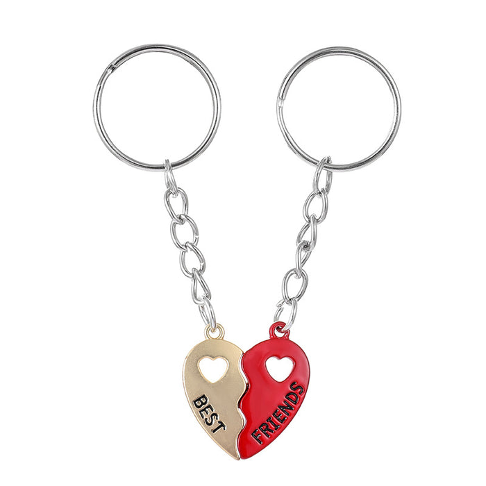 Wholesale Magnetic Heart Stainless Steel Keychain JDC-KC-JinZ008