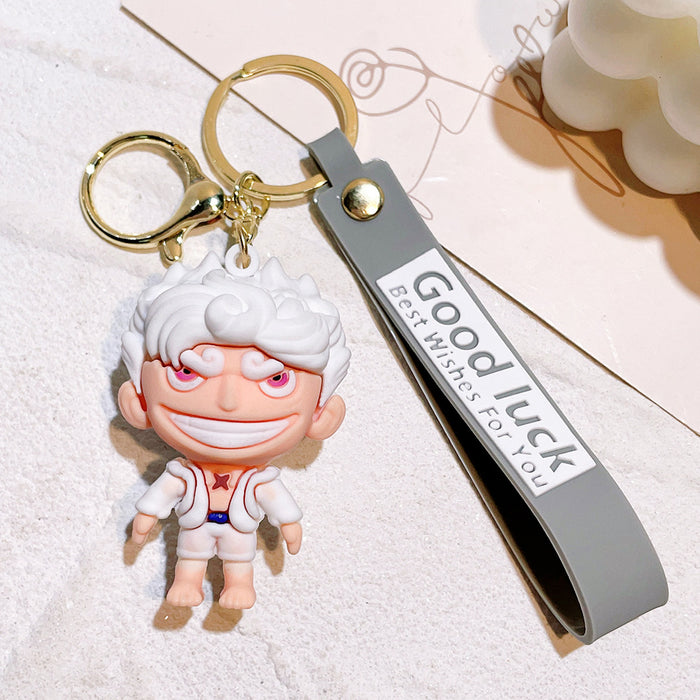 Wholesale Cartoon Anime Silicone Keychain JDC-KC-Qiwei032