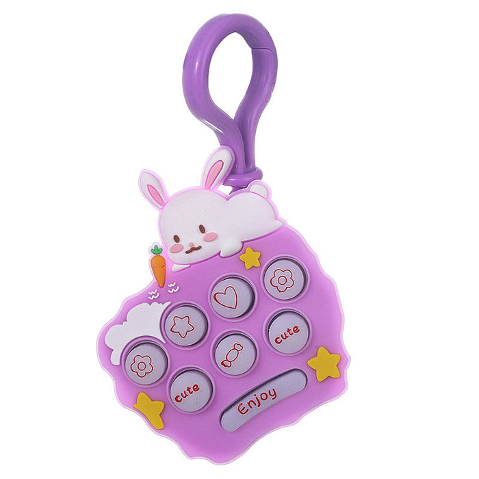 Wholesale Cartoon Rabbit Doll Gopher Machine Keychain JDC-KC-ShuoT008