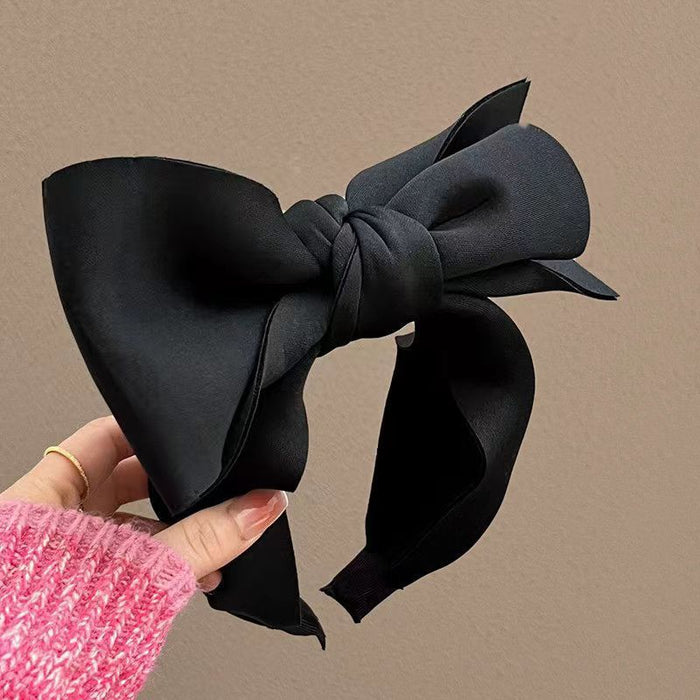 Wholesale Cute and Sweet Three-dimensional Big Bow Sponge Headband JDC-HD-MiaoY002