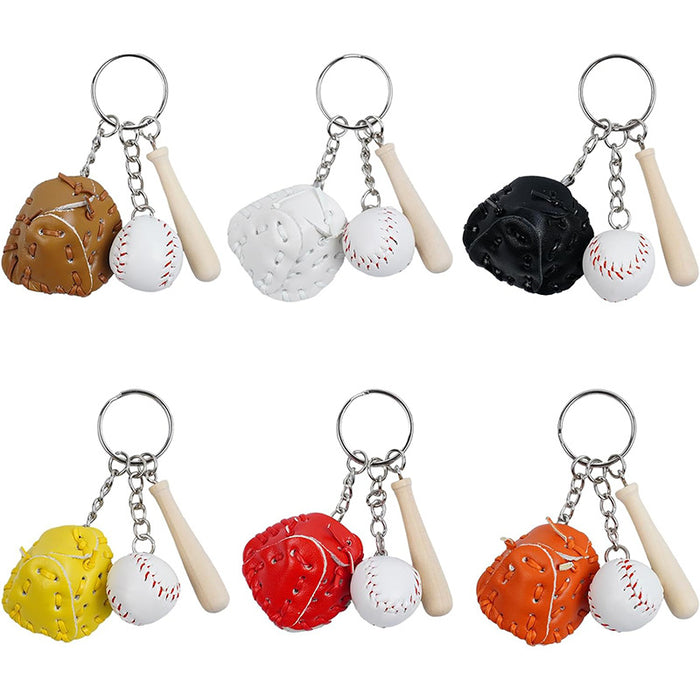 Wholesale PU Baseball Keychain JDC-KC-KangX001