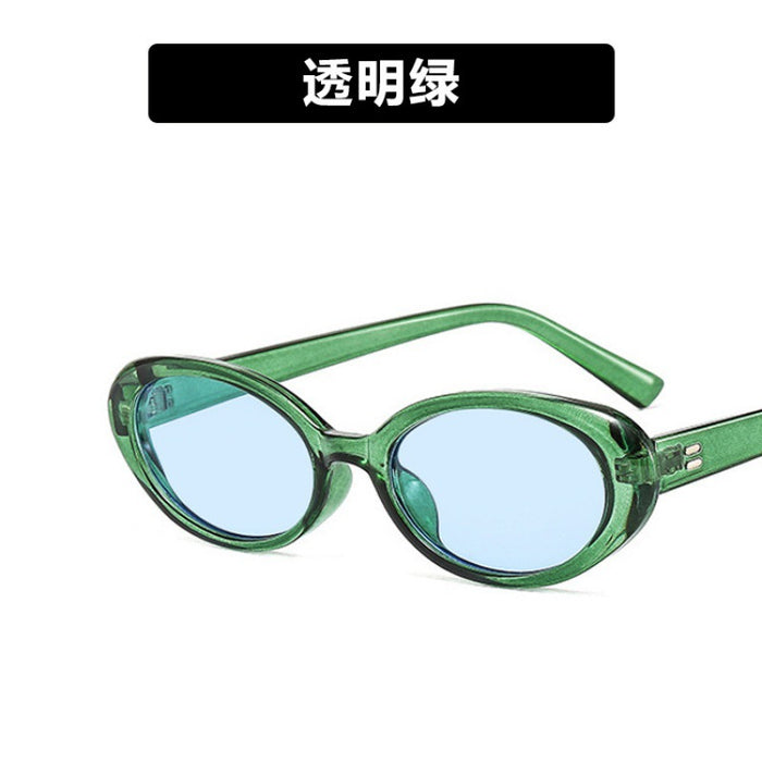 Wholesale Sunglasses high-end retro black oval new sunglasses UV resistant