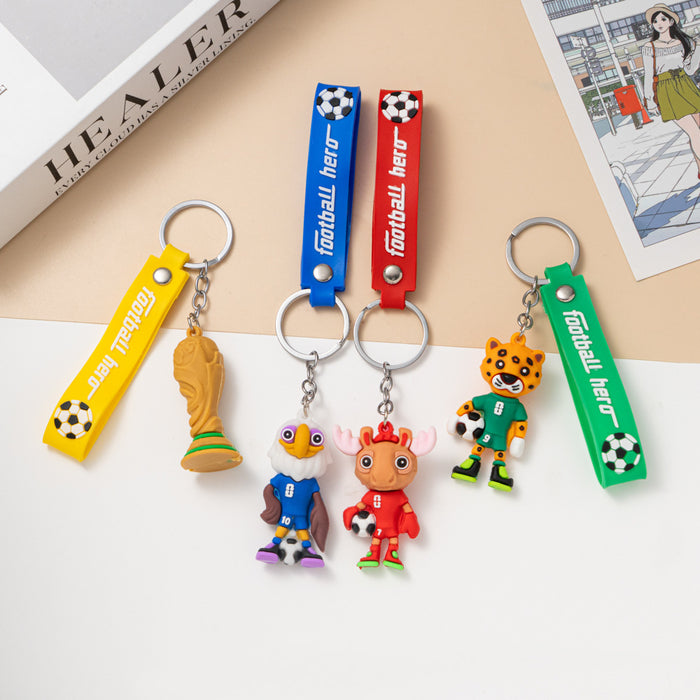Wholesale Fan merchandise  cartoon mascot keychains