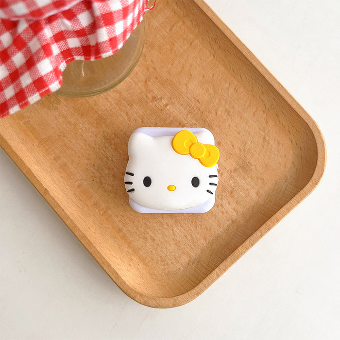 Wholesale Cartoon Cat Flip-Mirror Phone Grips