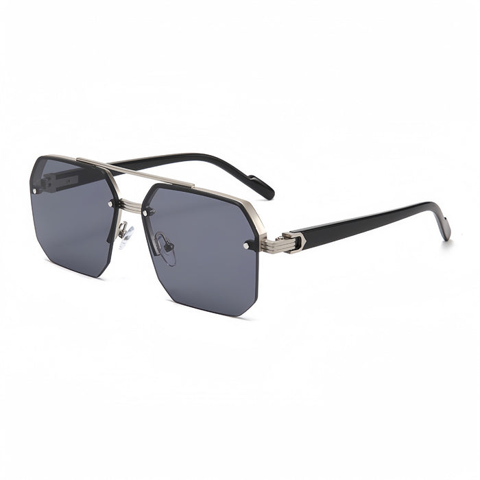 Wholesale New sunglasses with high-end feel, large boxy glasses, fashionable and stylish