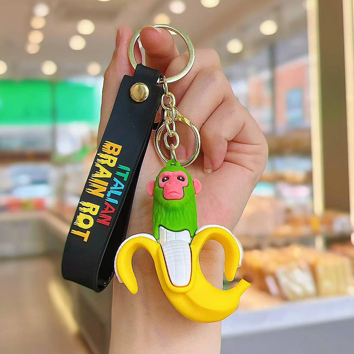 Wholesale Epoxy Resin Wooden Stick Figure Keychain