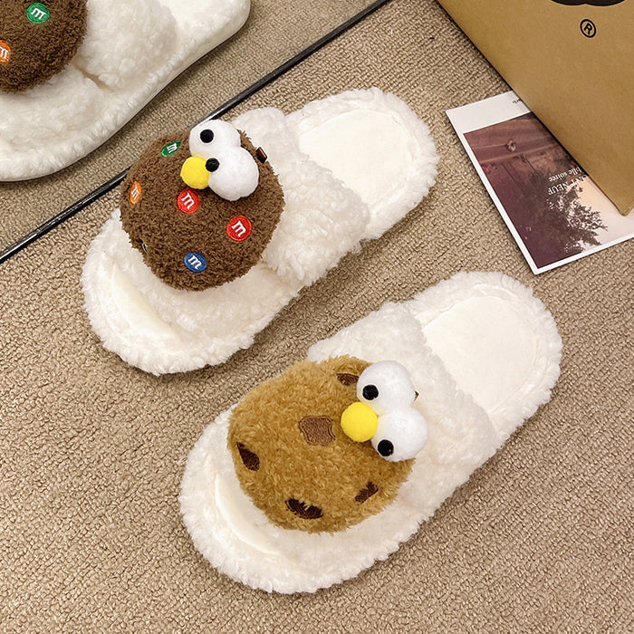 Wholesale Soft Sole Home Anti Slip Cartoon Cotton Slippers JDC-SP-Lians001