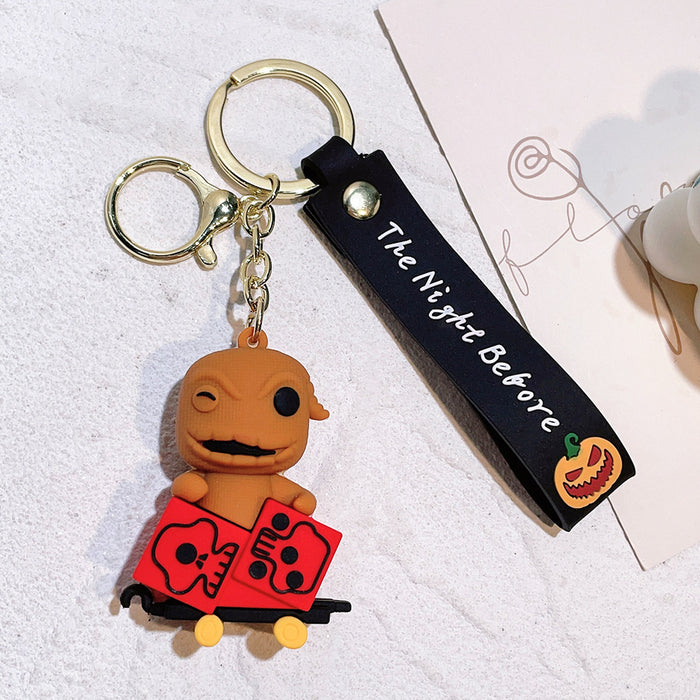 Wholesale  Pumpkin Skull Cartoon Doll Keychain Party Gift Pendant  Cute Keychain