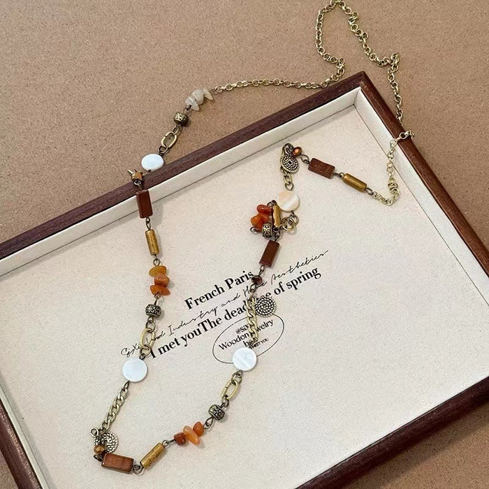 Wholesale Vintage coins, tassels, bead necklaces, sweater chains, stacked black necklaces, accessories
