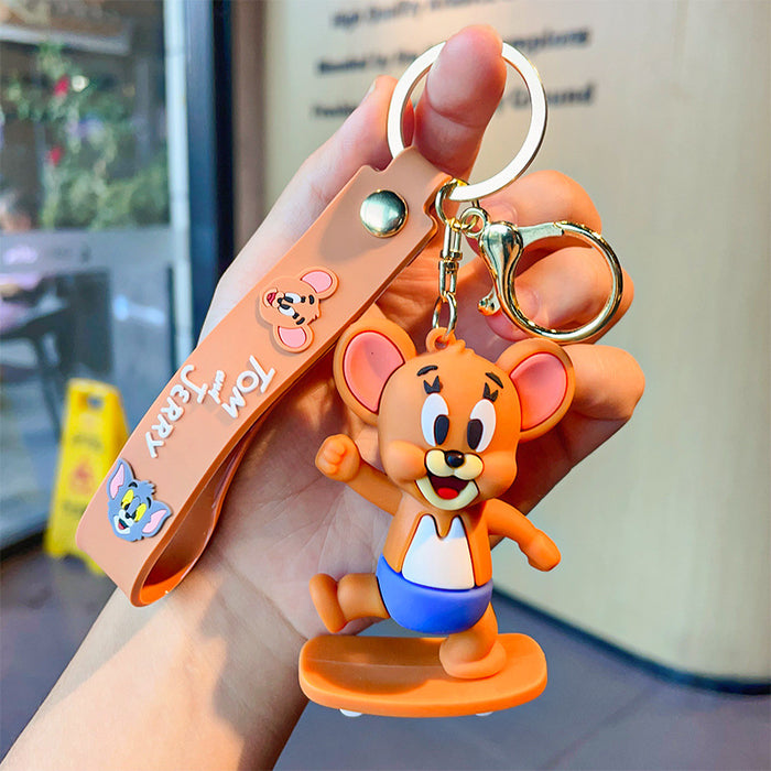 Wholesale Cartoon Silicone Keychain JDC-KC-MZL014