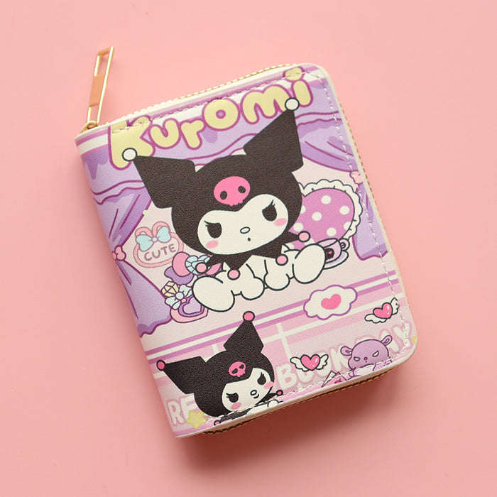 Wholesale PU Cartoon Printing Zipper Coin Purse JDC-WT-Jumei003