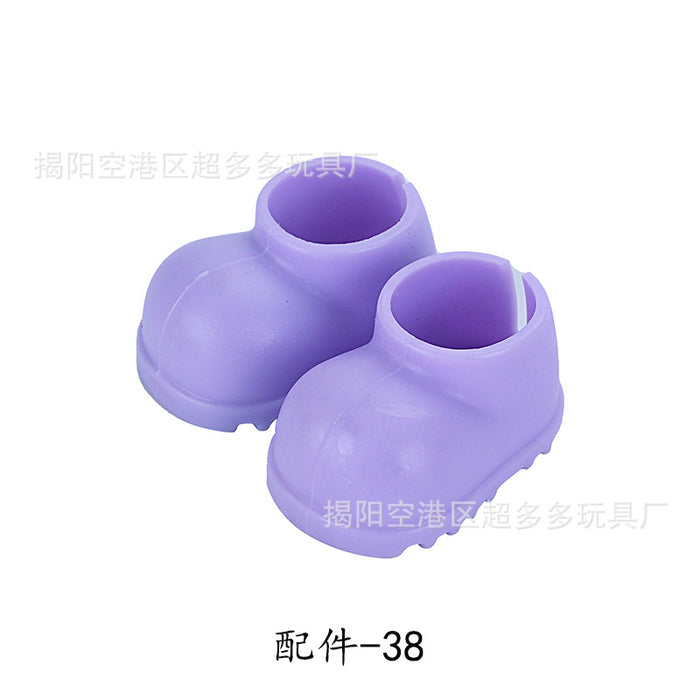 Wholesale Suitable for 17cm doll shoes,  bags,  glasses,  pendants,  cameras,  beach chairs,  surfing transparent protective cases