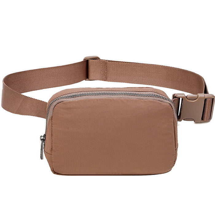 Wholesale Outdoor Running Waist Bag Lulu Same Style Crossbody Bag Chest Bag Nylon Waterproof Sports Waist Bag