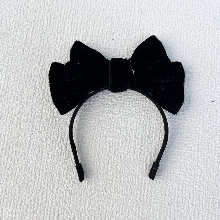 Wholesale Doll clothes sit party cloth cloth clothes accessories velvet bow hairband