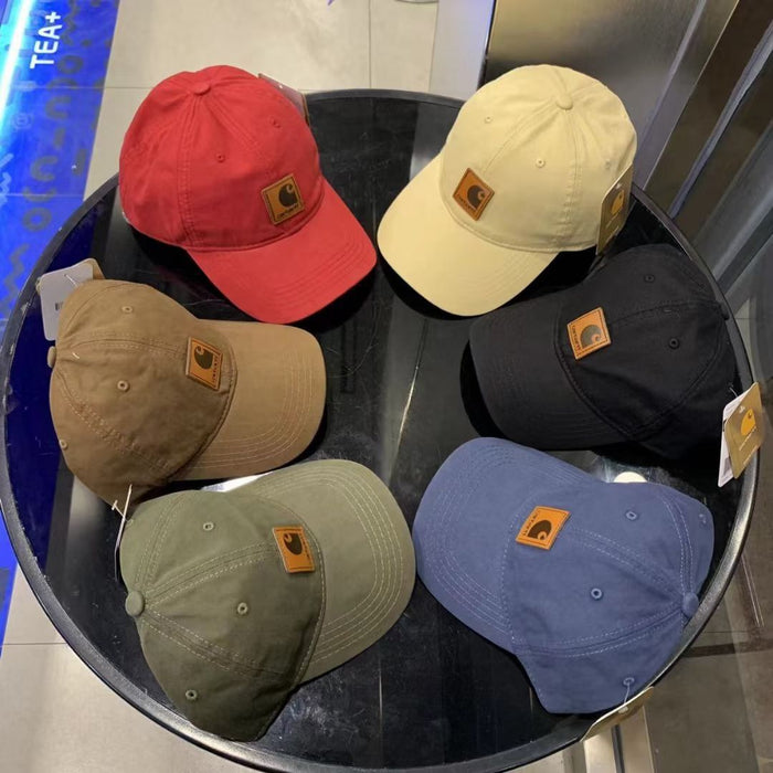 Wholesale Retro baseball cap, washed duck tongue cap, casual sun shading soft top
