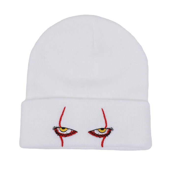 Wholesale Eye Embroidery Knitted Beanie JDC-FH-Shengn014