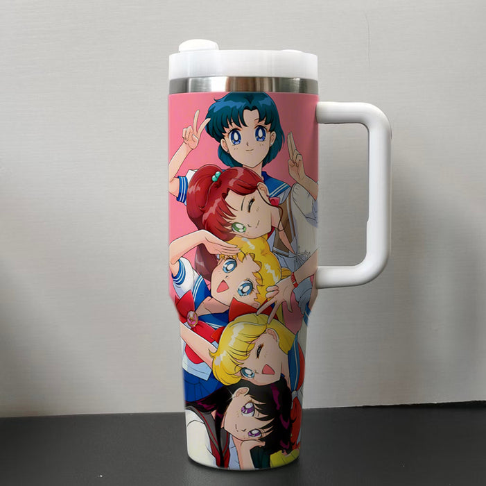 Wholesale 40oz Car Cup  cartoon Stainless Steel  ice bullies cup Tumbler Thermos Cup