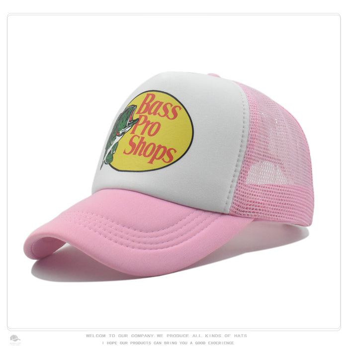 Wholesale Printed baseball cap summer net cap outdoor sunscreen sunshade driver cap