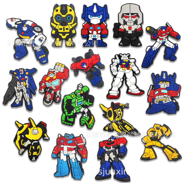 Wholesale 50pcs Cartoon Hole Shoes Buckle Decorative Buckle  Shoes Charms