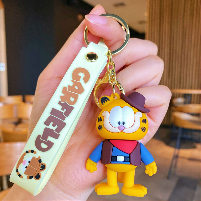 Wholesale Cute silicone cat keychain