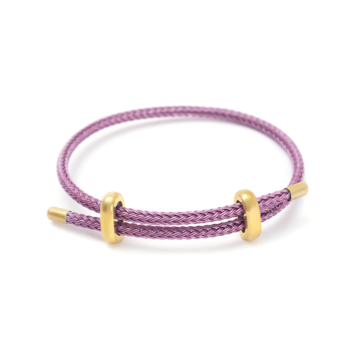 Wholesale 8-Shaped Buckle Wire Rope Bracelet