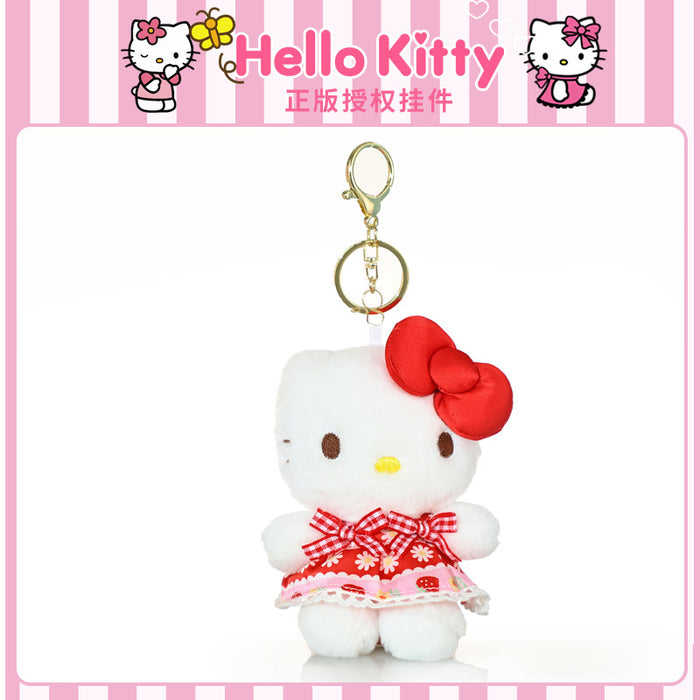 Wholesale Cute Cartoon Bag Pendant Plush Doll Keychain School Bag Pendant Doll