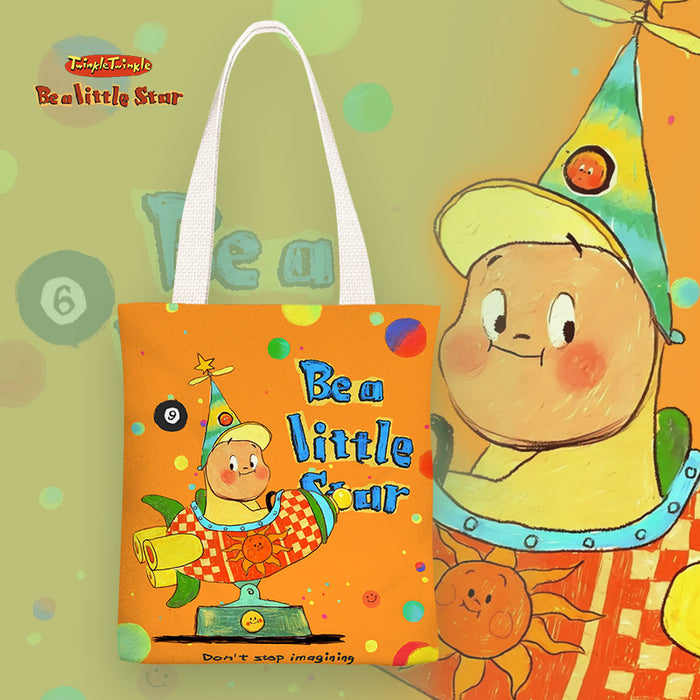 Wholesale Cartoon print canvas shoulder bags