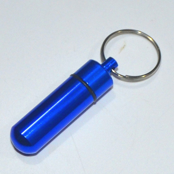 Wholesale Aluminum Alloy Pill Bottle Cartridge Keychain JDC-KC-KB001