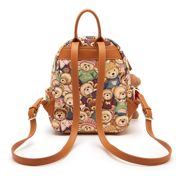 Wholesale Canvas Bear Backpack JDC-BP-Aida002